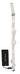 Dolce & Gabbana White 100% Silk Slim Adjustable Neck Papillon Men Tie