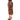 Dolce & Gabbana Brown Lamb Leather Midi Skirt