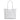 Michael Kors White Canvas Tote Bag