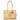 Mario Valentino Beige Polyurethane Women's Bag with Shoulder Handles