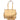 Mario Valentino Beige Polyurethane Women's Bag with Shoulder Handles