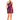 Saint Laurent Fuchsia Viscose Short Dress