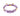 Nialaya Dazzling Diamond Gold-Plated Amethyst Bracelet