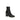 MM6 Black Calf Leather Bos Taurus Ankle Boots