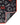 Dolce & Gabbana Black White Red DG Crown Cotton Foulard 47cm x 46cm Scarf