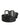 Dolce & Gabbana Black Logo Monogram Silver Metal Buckle Belt