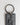 Dolce & Gabbana Black Calf Leather D&G Logo Metal Ring Keyring Keychain