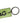 Dolce & Gabbana Green Calf Leather DG Logo Metal Ring Keyring Keychain