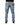 Dolce & Gabbana Blue Tattered Slim Fit Men Cotton Denim Jeans