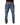 Dolce & Gabbana Blue Cotton Drawstring Straight Denim Jeans