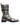 Dolce & Gabbana Metallic Silver Combat Biker Mid Calf Boots Shoes