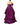 Dolce & Gabbana Purple Strapless A-line Asymmetric Dress