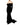 Dolce & Gabbana Black Off Shoulder Bodycon Long Gown Dress