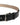 Dolce & Gabbana Men Beige Woven Leather Metal Buckle Belt
