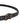 Dolce & Gabbana Men Black Exotic Leather Metal Buckle Belt