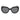 Bobroff Black Acetate Sunglasses