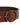 Dolce & Gabbana Brown Leather Wide Waist Metal Round Belt