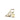 Valentino Garavani Gold Calf Leather Bos Taurus Strap-On Sandals