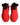 Dolce & Gabbana Red Black Sorrento Socks Sneakers Shoes