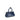 Prada Blue Calf Leather Bos Taurus Handbag