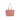 Love Moschino Pink Suede Leather Handbag