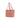 Love Moschino Pink Suede Leather Handbag