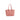 Love Moschino Pink Suede Leather Handbag
