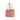 Love Moschino Pink Suede Leather Handbag