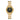 Versace Gold Stainless Steel Dress Watch
