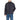 Armani Exchange Blue Polyester Full-Length Jacket