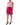 Dolce & Gabbana Pink Blue Wool Sleeveless Shift Mini  Dress