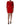 Dolce & Gabbana Red Heart Emmbellished Wool Mini  Dress