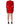 Dolce & Gabbana Red Heart Emmbellished Wool Mini  Dress