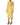Dolce & Gabbana Yellow Silk Long Sleeves Sheath Midi Dress