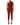 Dolce & Gabbana Black Red Nylon Leopard Pattern Jumpsuit