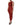 Dolce & Gabbana Black Red Nylon Leopard Pattern Jumpsuit
