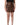 Dolce & Gabbana Brown Leather High Waist Bodycon Mini Skirt