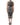 Dolce & Gabbana Black White Zebra Cady Calf Length Dress