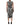 Dolce & Gabbana Black White Zebra Cady Calf Length Dress