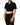 Dolce & Gabbana Black Collared Short Sleeves Cropped Blouse Top