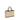 Valentino Garavani Beige Raffia Shoulder Bag