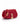 Versace Red Leather Quilted Shoulder Strap Bag