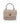 Versace Taupe Quilted Leather Handbag