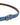 Dolce & Gabbana Navy Blue Leather Gold Tone Metal Buckle Belt