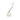 Miu Miu White Calf Leather Bos Taurus Keychain