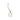 Miu Miu White Calf Leather Bos Taurus Keychain