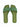 Jimmy Choo Green Satin Crystal Clovis Flat