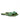 Jimmy Choo Green Satin Crystal Clovis Flat