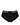 Dolce & Gabbana Black Nylon Stretch Coulotte Panty Underwear