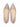Jimmy Choo Rose Gold Glitter Fabric Alina Ballet Flat